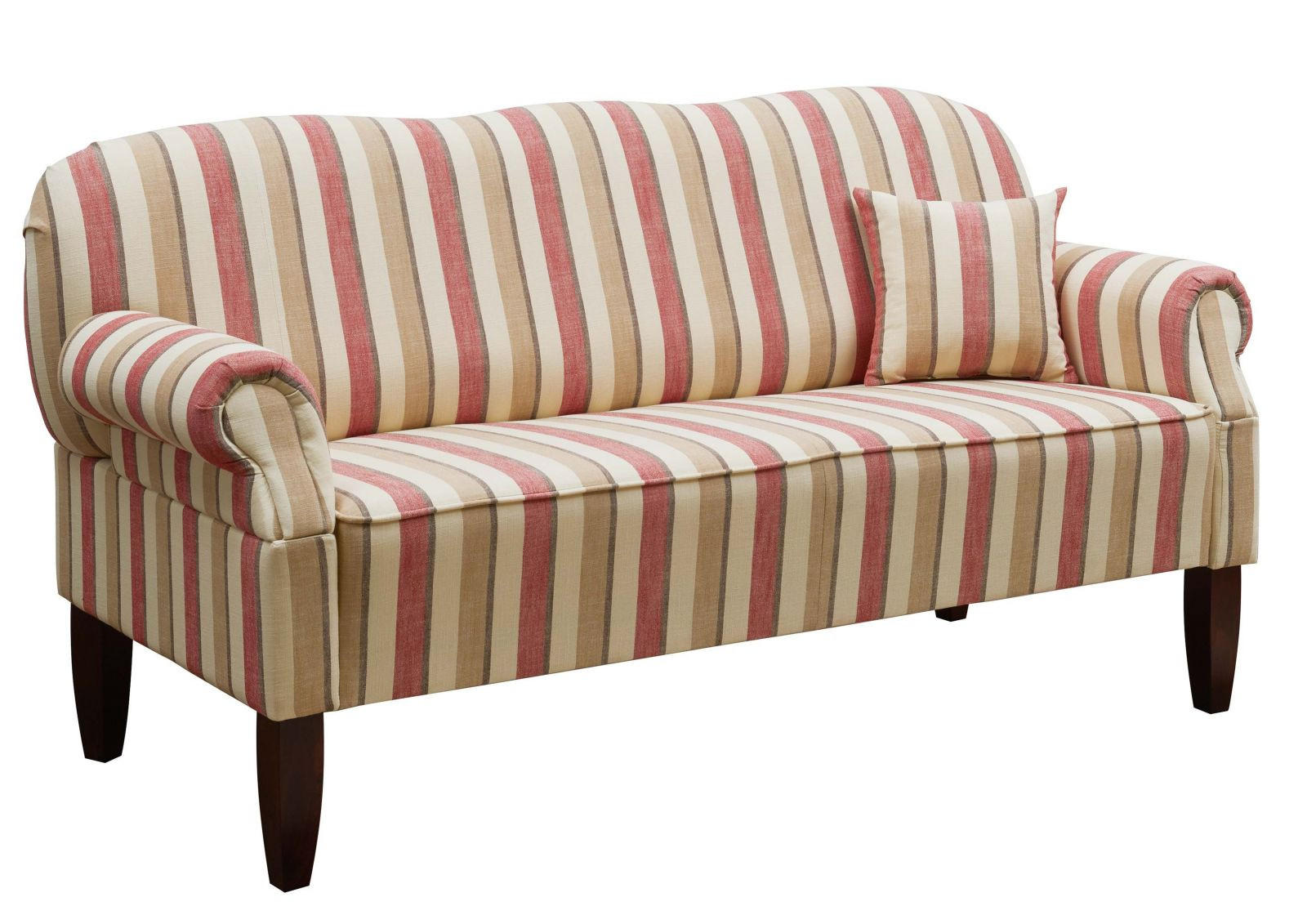 KÜCHENSOFA 188x78x97 gestreift EDINBURGH - Multicolor, Holz (188/97/78cm) - Massivmoebel24