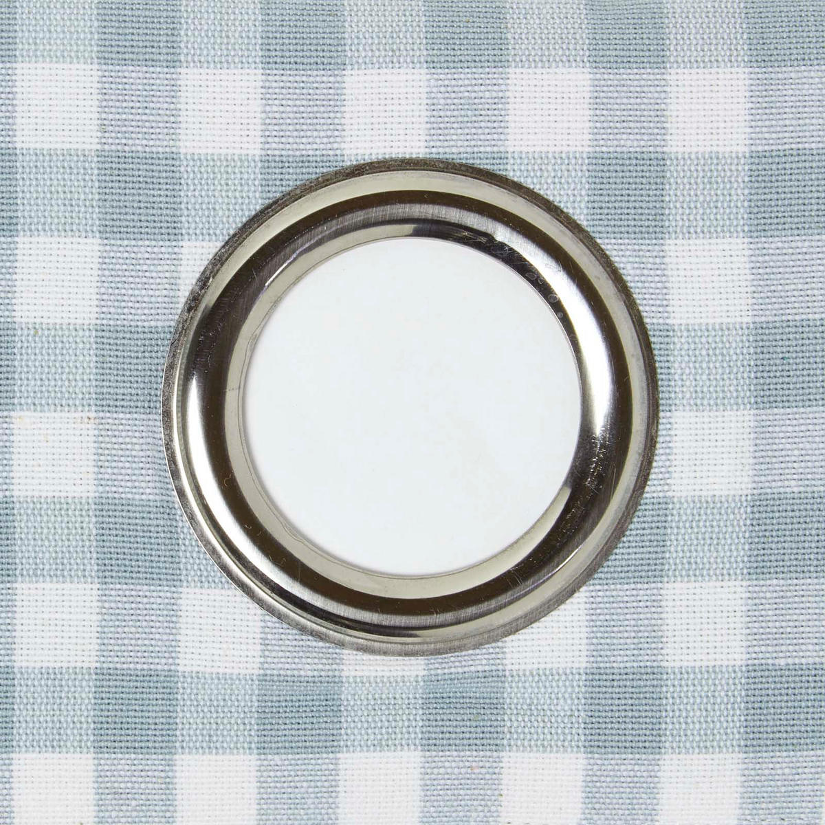 ÖSENVORHANG Vichy-Karo blickdicht 2er-Set, 117/137 cm - Blaugrau, Textil (117/137cm) - Homescapes