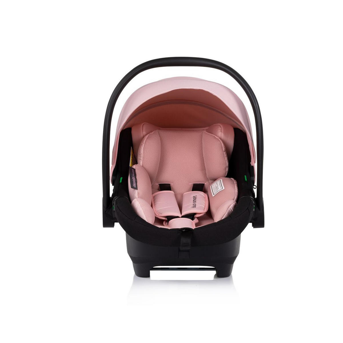 BABYSCHALE SET Isofix Duo Smart pink Duo Smart i-Size verstellbare Kopfstütze - Pink, Kunststoff (40/58/66cm) - Chipolino