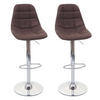 BARHOCKER Braun 2er-Set - Braun, Textil (43/115/47cm) - MCW