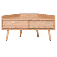 ECK-TV-SCHRANK Holz Braun 94 x 38 x 47 cm - Braun, Holz (94/47/38cm) - Nordlys