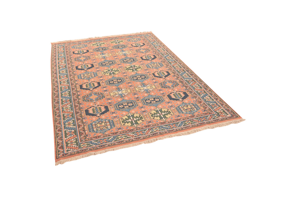 KELIM-TEPPICH handgewebt Sumak Shahsavan Orange 180/145 cm Schurwolle - Orange, Textil (145/180cm) - Looma