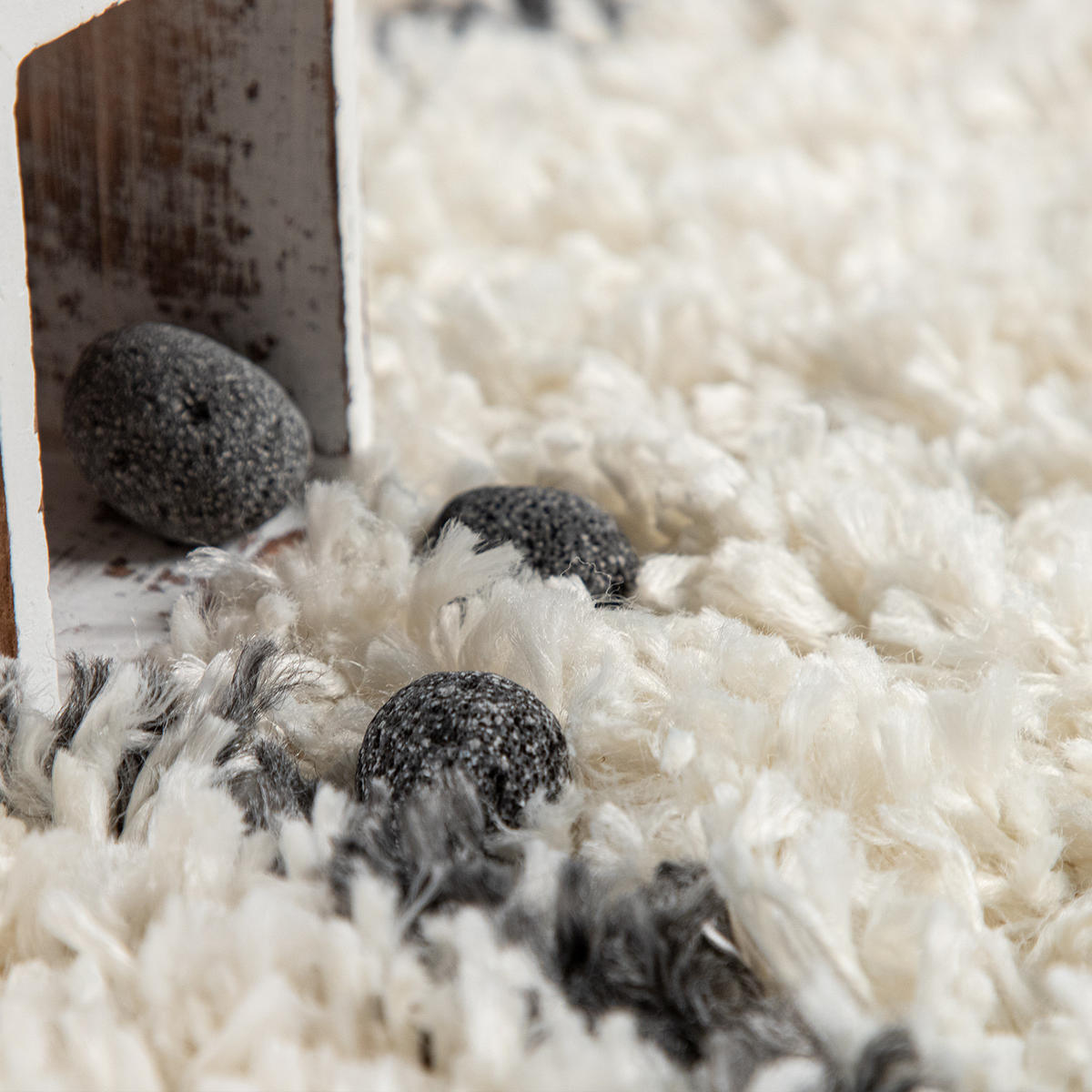 HOCHFLORTEPPICH 80/150 cm Kalmar 444 - Creme, Textil (80/150cm) - Paco Home