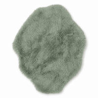 KINDERTEPPICH Mammoth flauschig - Salbeigrün, Textil (90/120cm) - MeowBaby