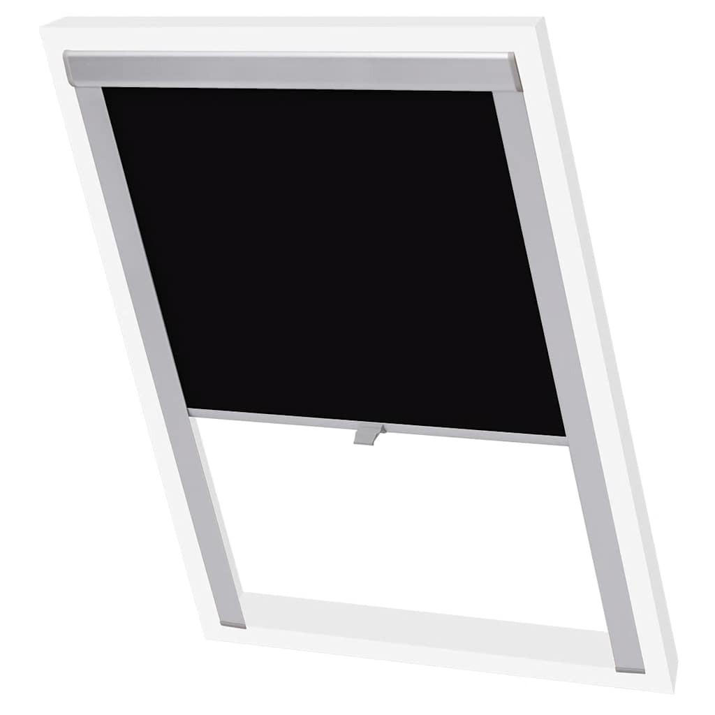 vidaXL Verdunkelungsrollo Schwarz 60.3x98.2 cm