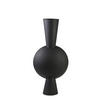 VASE Kavandu Schwarz 47/26/100 cm - Schwarz, Metall (98.5cm) - Light & Living