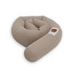 NESTCHENSCHLANGE Cozy "Cute Tiger Simply Taupe" 190 cm Bettschlange - Taupe/Braun, Textil (15/190cm) - Sämann – make a difference.