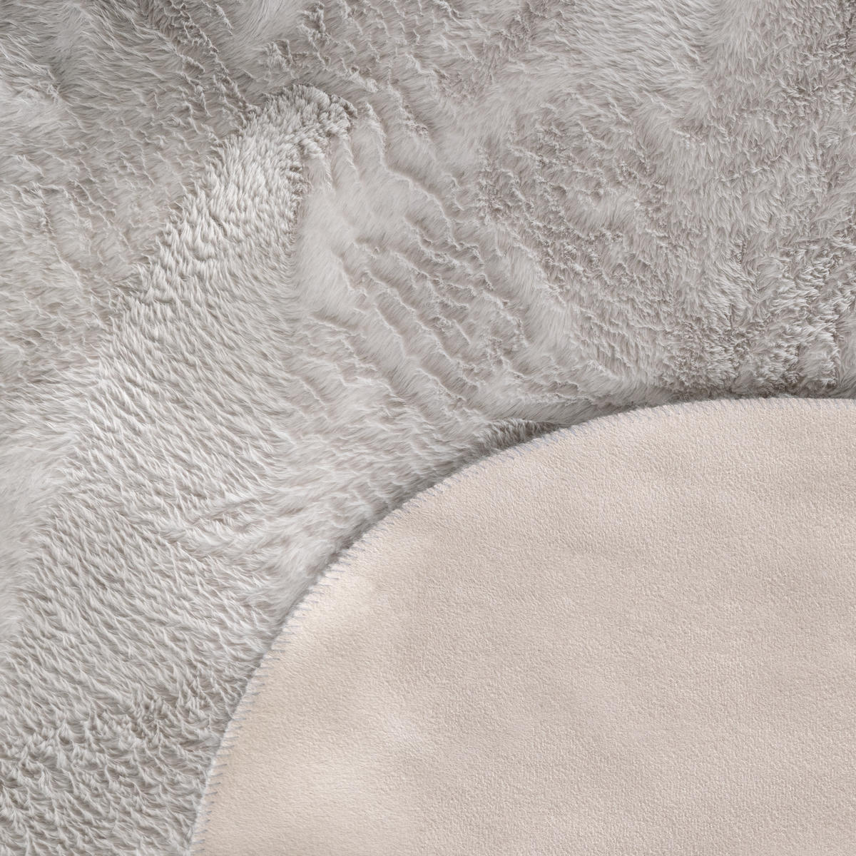 KURZFLORTEPPICH 120/160 cm Pelt 640 - Grau, Textil (120/160cm) - Paco Home