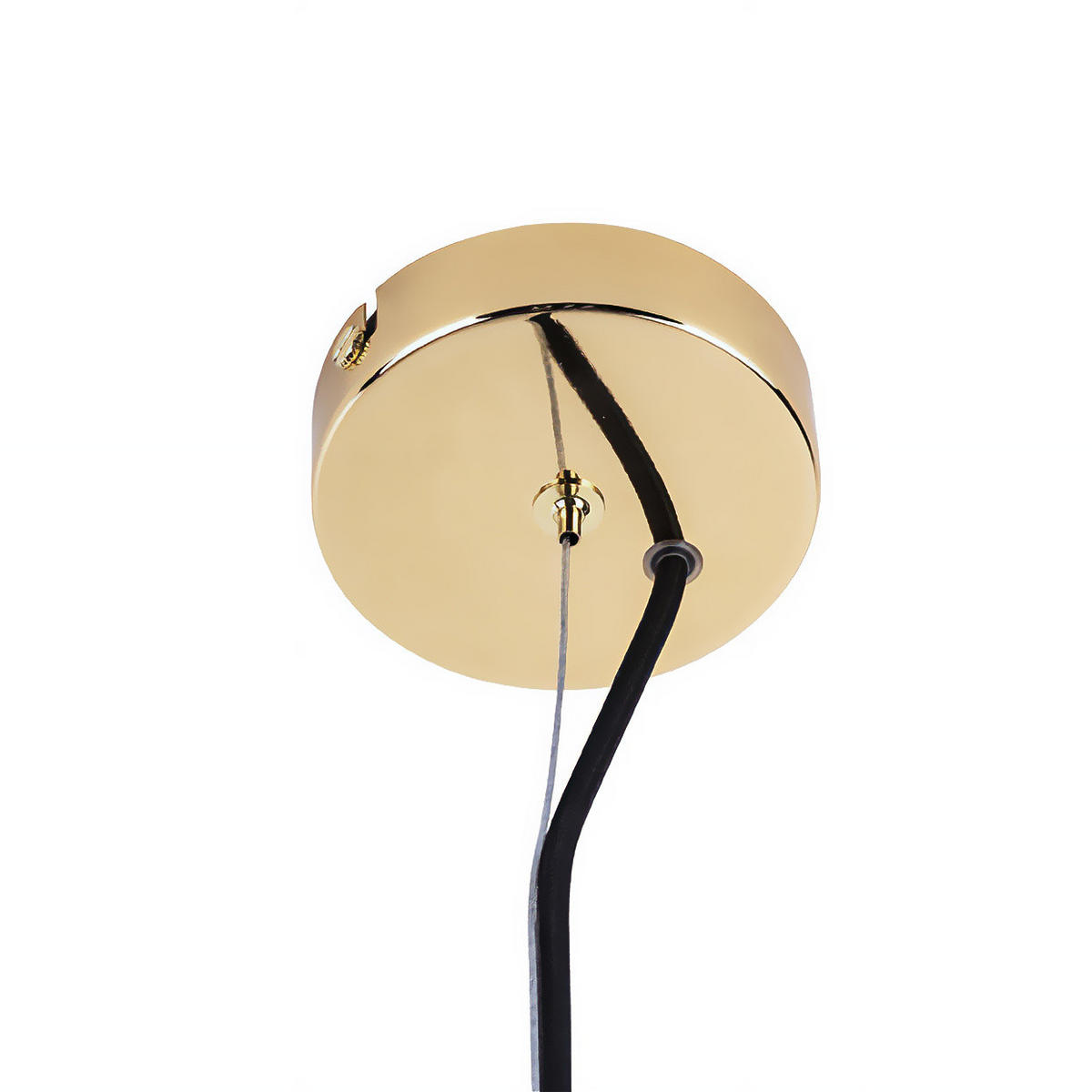 LAMPE Glas Bubble 150 cm - Goldfarben, Glas (40/40/36.5cm) - Leitmotiv