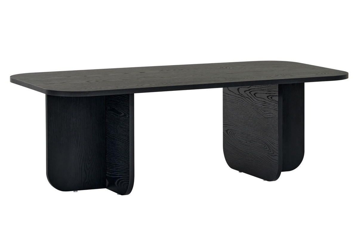 COUCHTISCH Akira Schwarz - Schwarz, Holzwerkstoff (60/120/41cm) - Habitat Garten