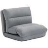 SCHLAFSESSEL Grau - Grau, Textil/Metall (72/56/70cm) - HOMCOM