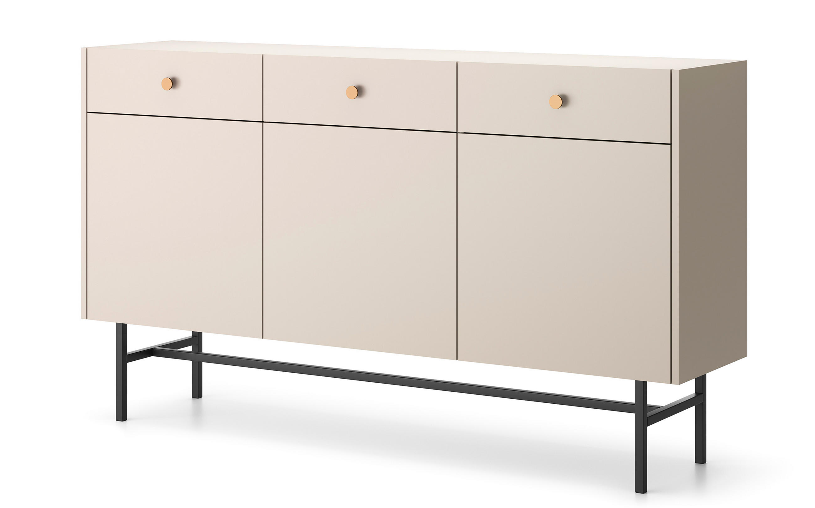 AX Living Sideboard Beige 155x89.4x39 cm