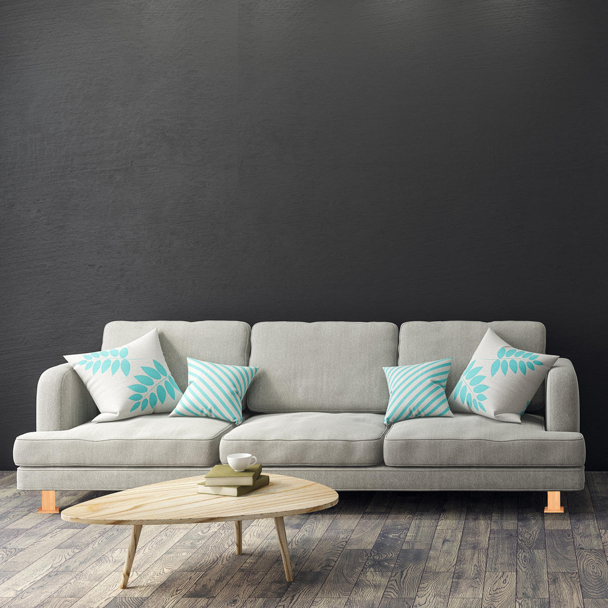 4XMÖBELERHÖHER - Hellbraun, Holz (14.5/15.5/14.5cm) - Relaxdays