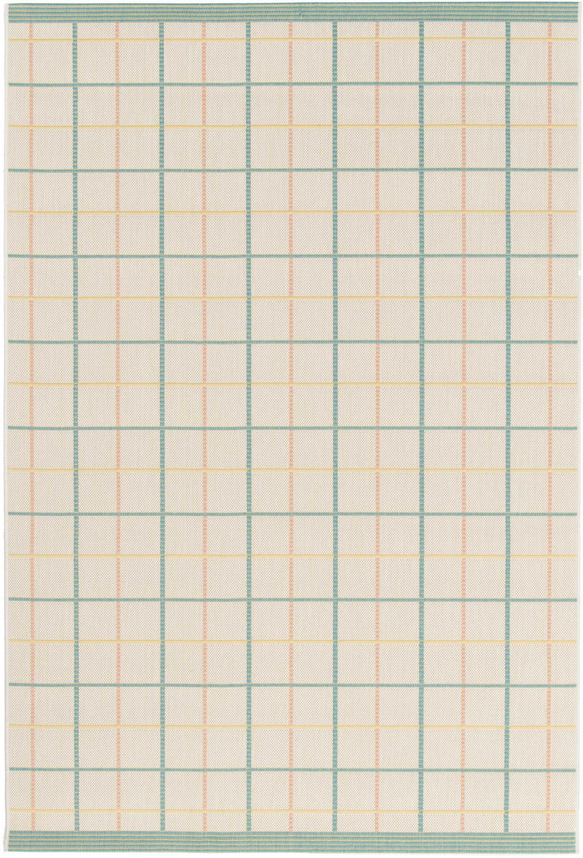 OUTDOORTEPPICH In Pastelltönen Manila 80/150 cm - Pastellblau/Pastellgrün, Kunststoff/Textil (80/150cm) - Atticgo