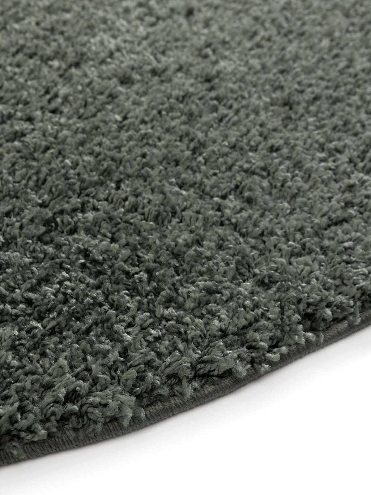 HOCHFLORTEPPICH Soho Hellgrün ø 160 cm rund - Hellgrün, Kunststoff (160/160cm) - benuta