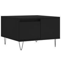 COUCHTISCH Schwarz 55x55x36,5 cm Holzwerkstoff - Schwarz, Holzwerkstoff (55/55/36.5cm) - furnicato