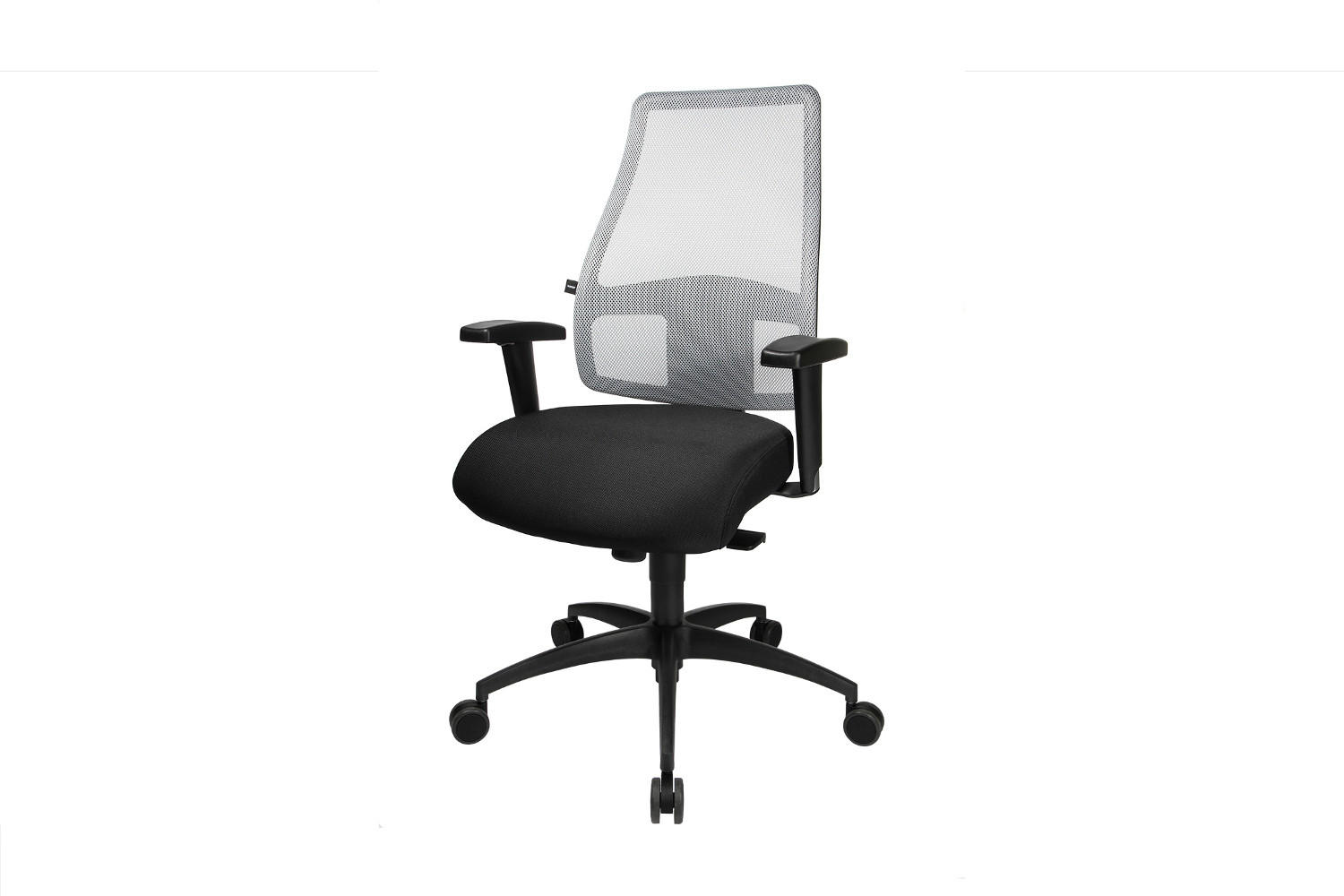 BÜROSTUHL RINO Schwarz Kunststoff Höhenverstellbar - Schwarz, Kunststoff (70/113/70cm) - KAWOLA