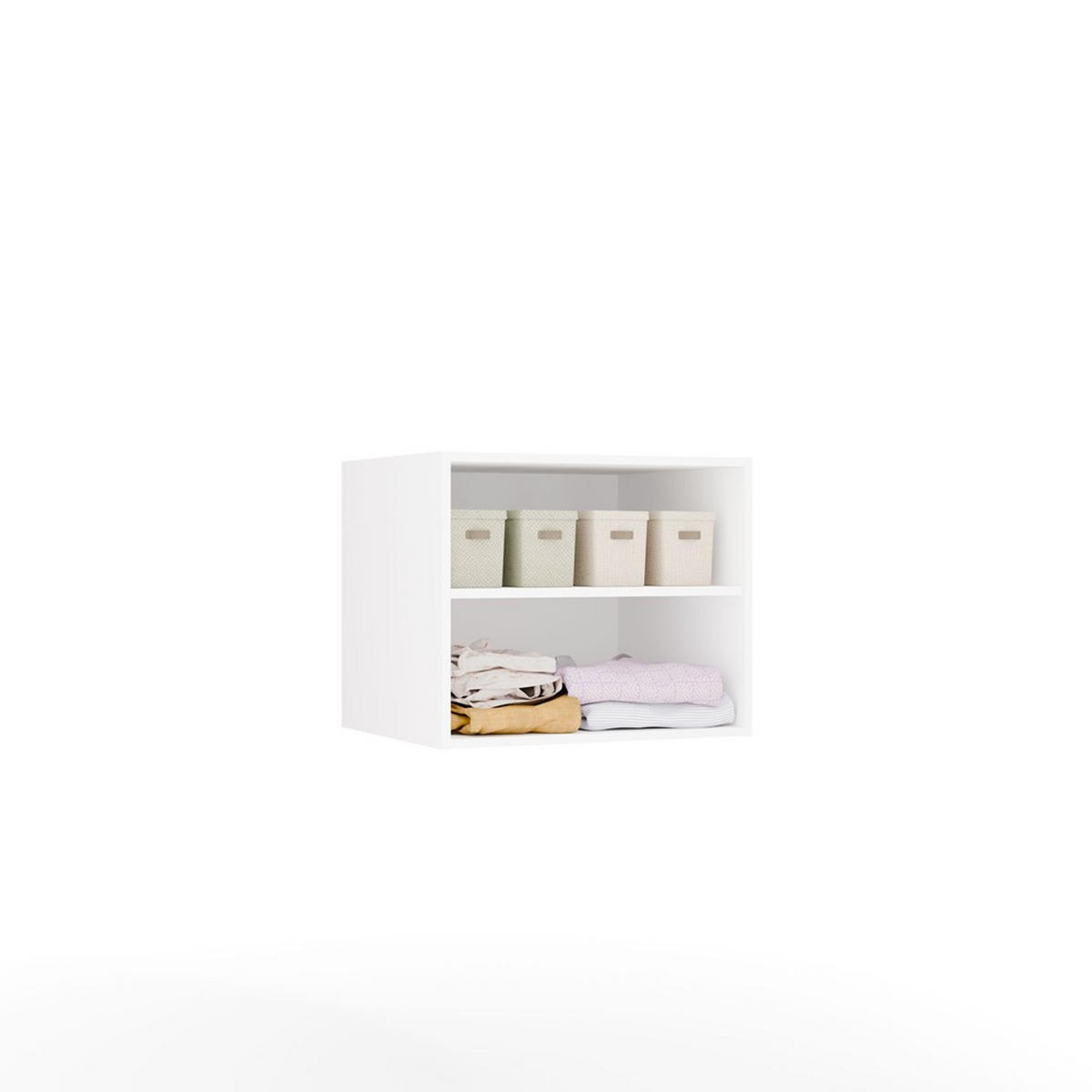 GARDEROBSSKÅP Vit 260/250/50 - Vit, Träbaserade material (260/250/50cm) - RAUMHIRSCH FURNITURE