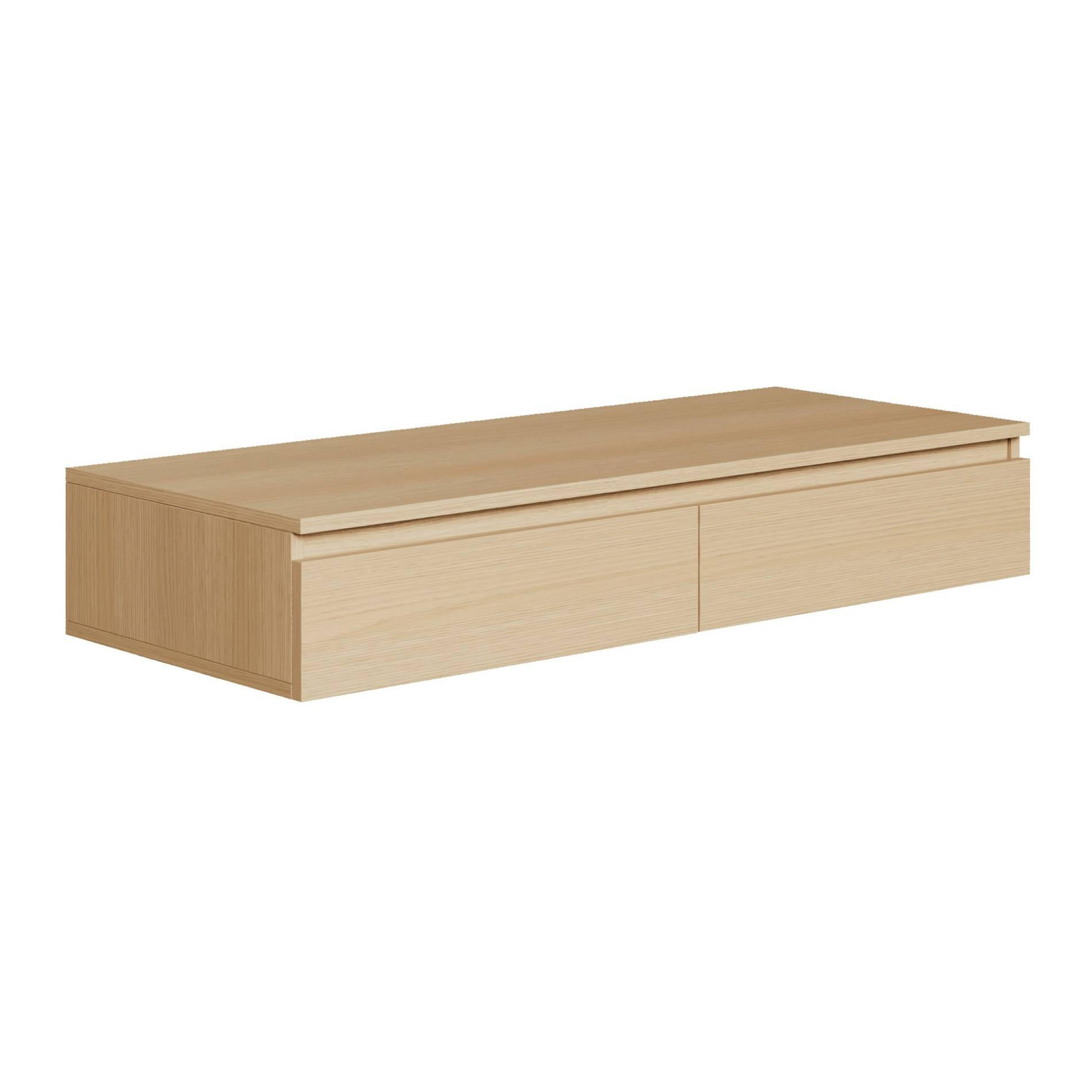HÄNGESCHREIBTISCH Bemmi Eiche Lindberg 120 cm - Eichefarben, Holzwerkstoff (50/120/19cm) - Selsey