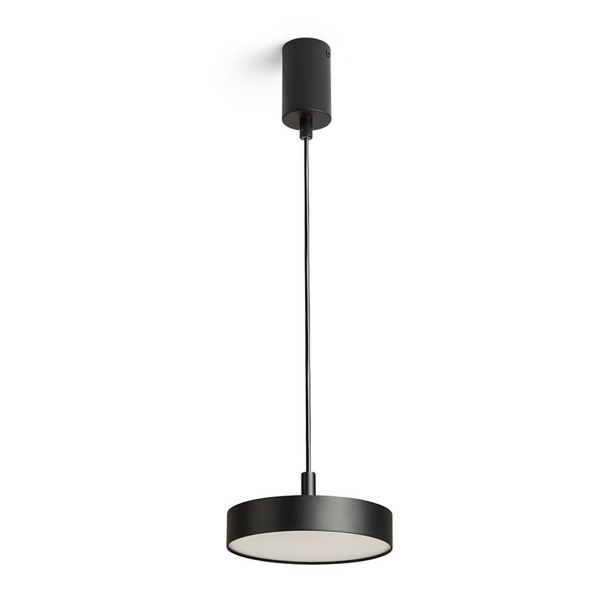 PENDELLEUCHTE ARETHA I Schwarz 12 W - Schwarz, Metall (30/30/120cm) - Rendl