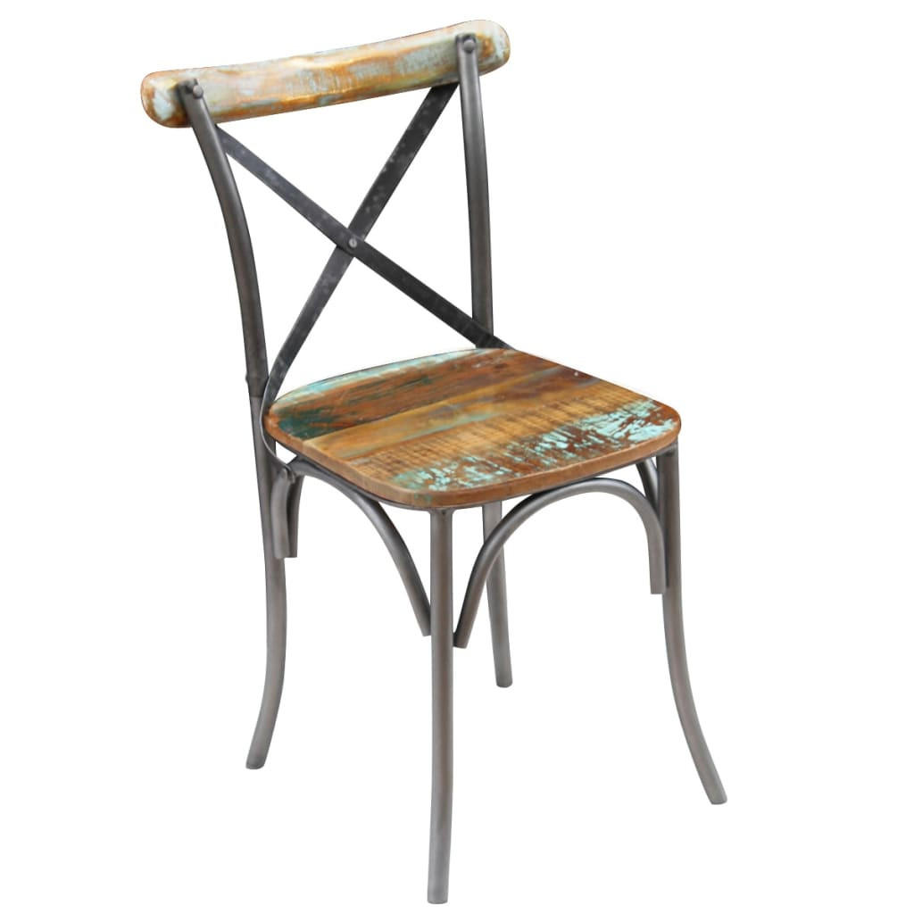 STUHL-SET 2Stk. 51*84*52 - Multicolor, Holz (51/84/52cm) - ZMH