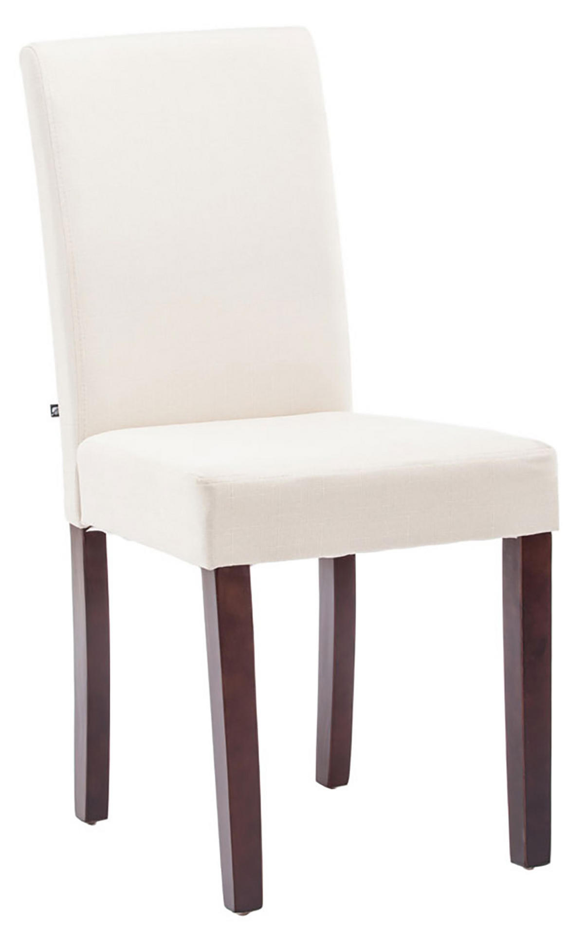 ESSZIMMERSTUHL Ines Stoff, Gestell Holz Cappuccino Creme - Naturfarben/Cappuccino, Holz/Textil (41/91/47cm) - TPFLiving