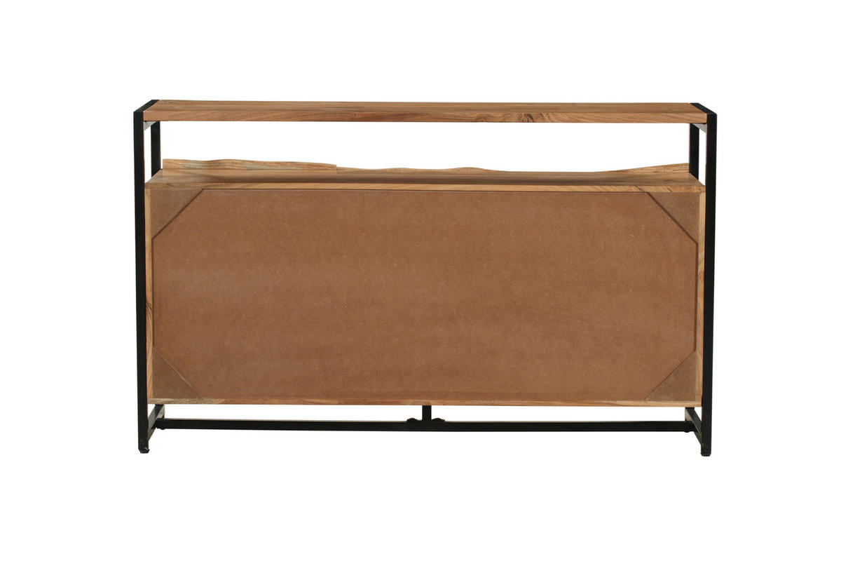 SIDEBOARD Bjorn Akazie Natur 87x42x145cm - Hellbraun, Holz (42/87/145cm) - DELUKE