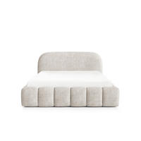 POLSTERBETT mit Stauraum 140x200 cm in Creme - Creme, Textil (140/200cm) - Home Collective