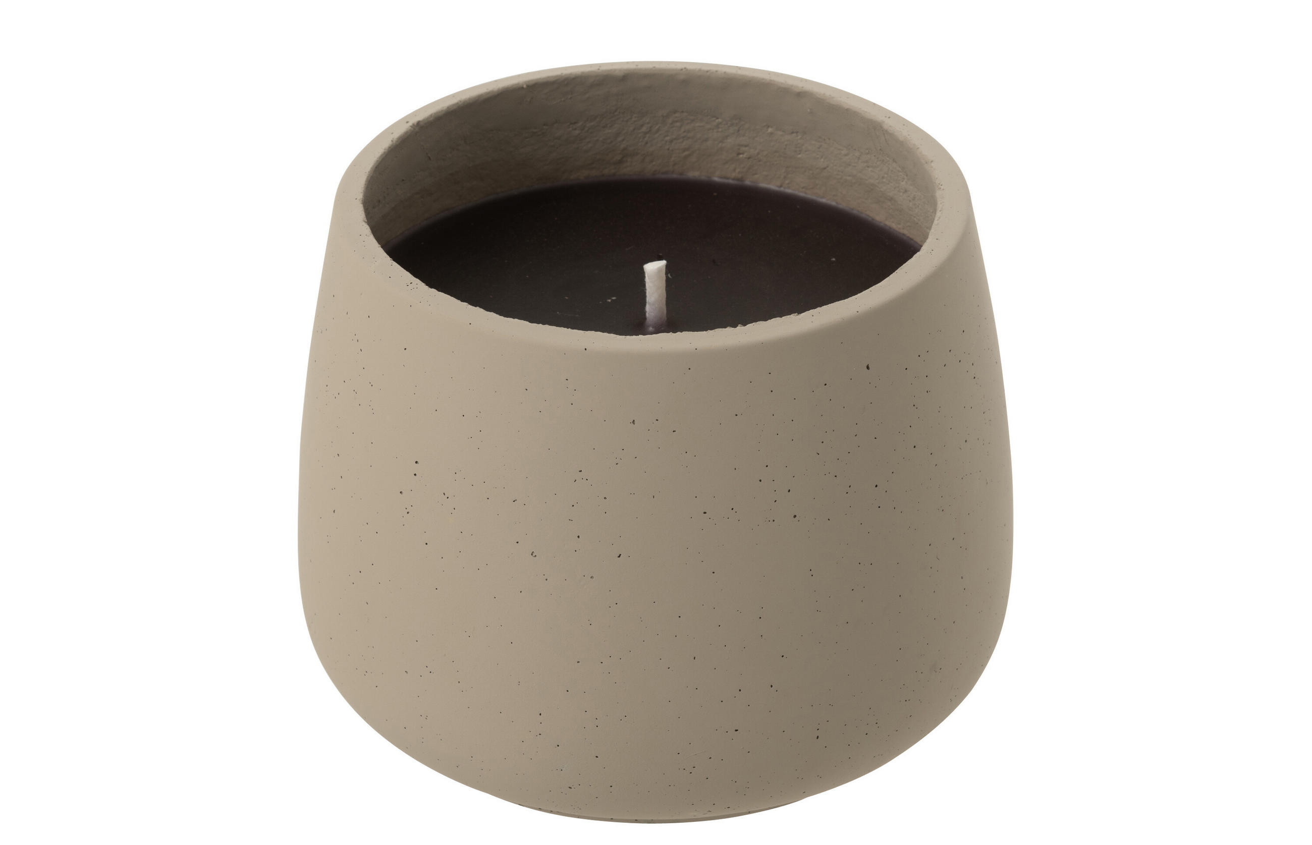 KERZEN KYRA - Zement - Grau - L - 45 Std. - Grau, Stein (20.5/16cm) - J-Line
