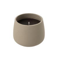 KERZEN KYRA - Zement - Grau - L - 45 Std. - Grau, Stein (20.5/16cm) - J-Line