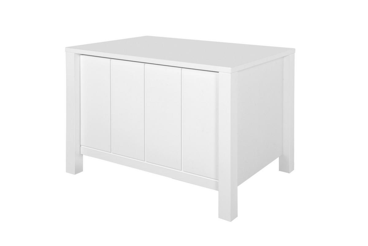 SPIELZEUGTRUHE Allpin - Weiß, Holzwerkstoff (70.5/51cm) - RAUMHIRSCH FURNITURE