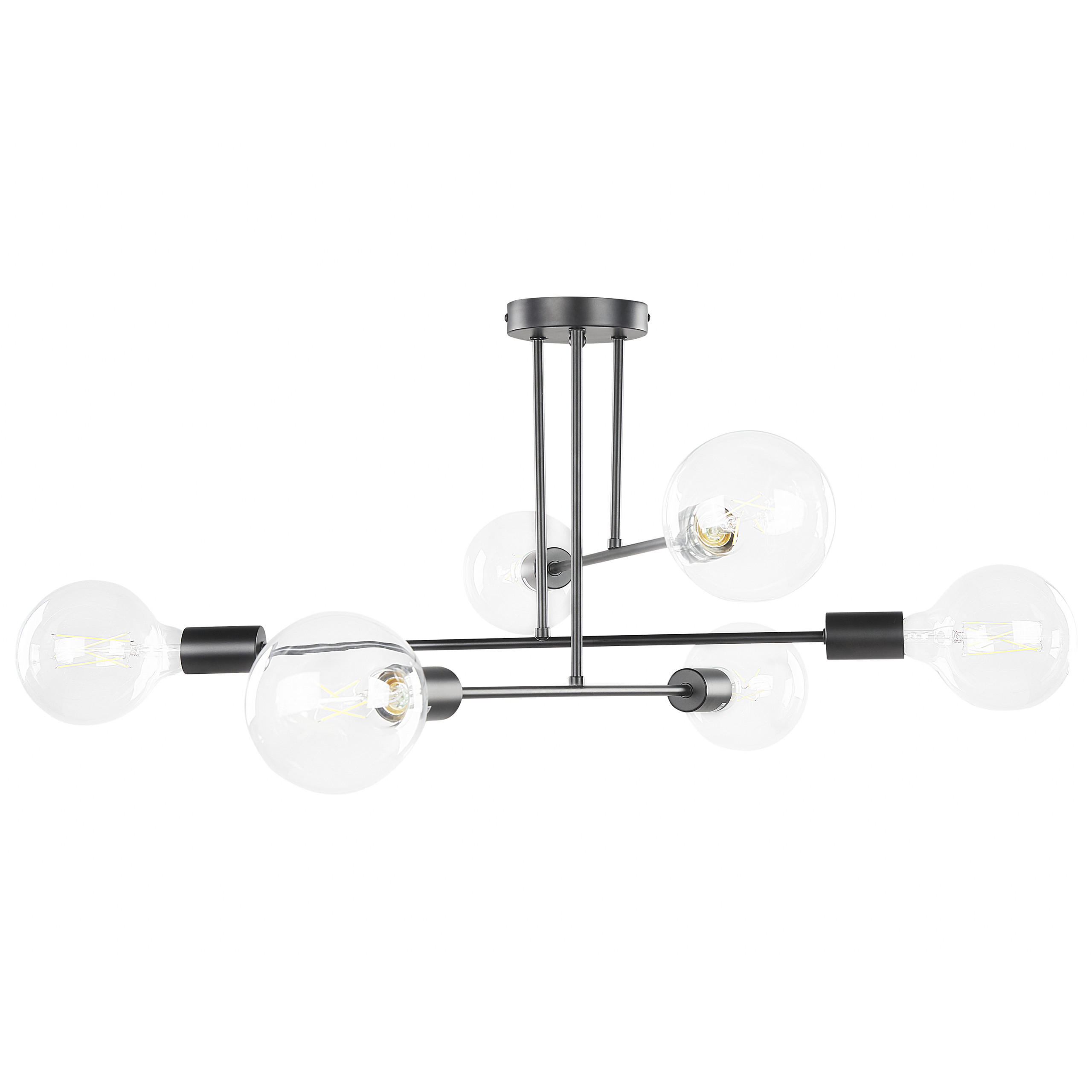 Beliani ZÁVĚSNÁ LAMPA Kidane 61/61/33 cm