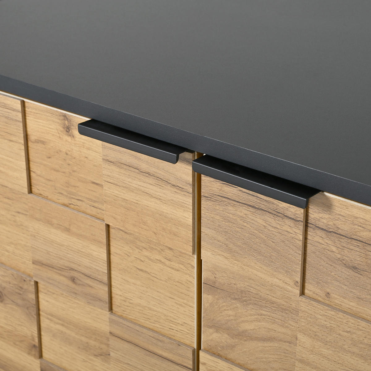 TV-LOWBOARD eiche-optik 170 cm breit mit schublade - Naturfarben, Holzwerkstoff (170/44.5/35cm) - Urban Meuble