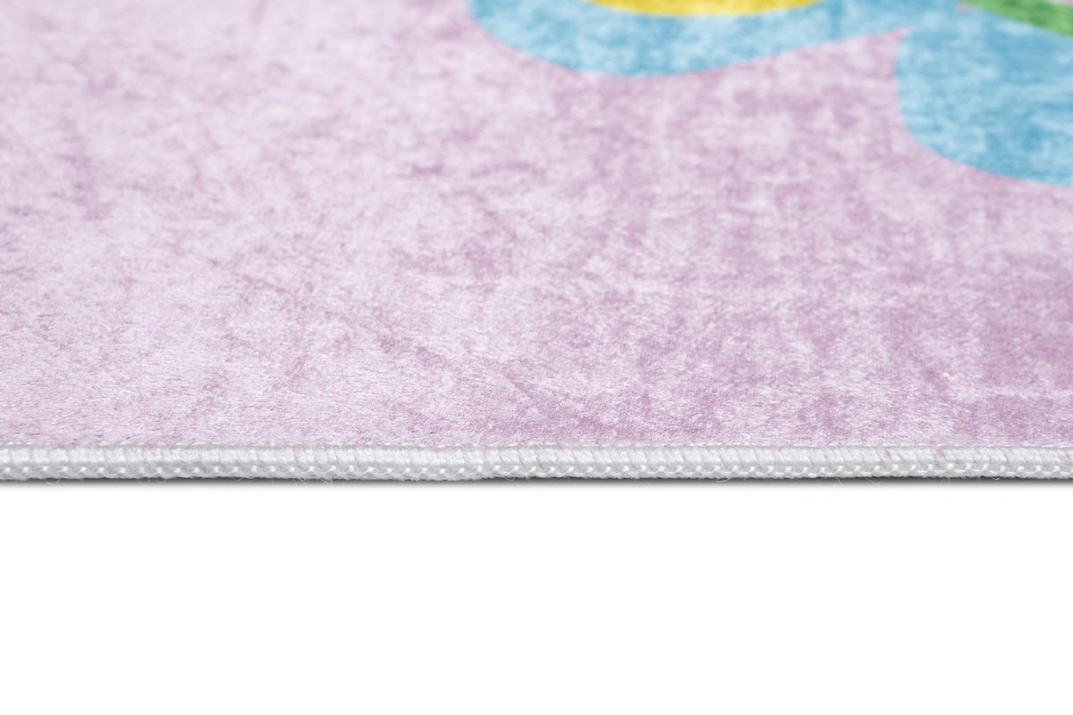 TEPPICH EMMA Rosa 160/230 cm - Rosa, Kunststoff (160/230cm) - Tapiso