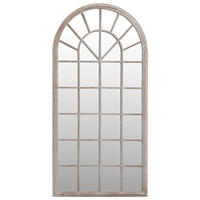 SPIEGEL Sandfarben 90x45 cm Eisen für den Innenbereich - Creme, Metall (45/90/1cm) - furnicato