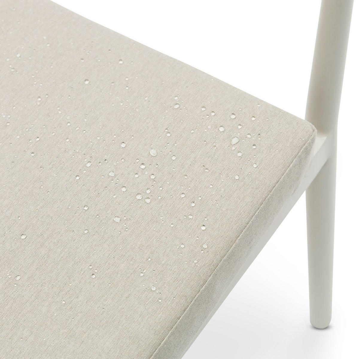 GARTENMÖBELSET SELI - Creme, Metall - IDIMEX
