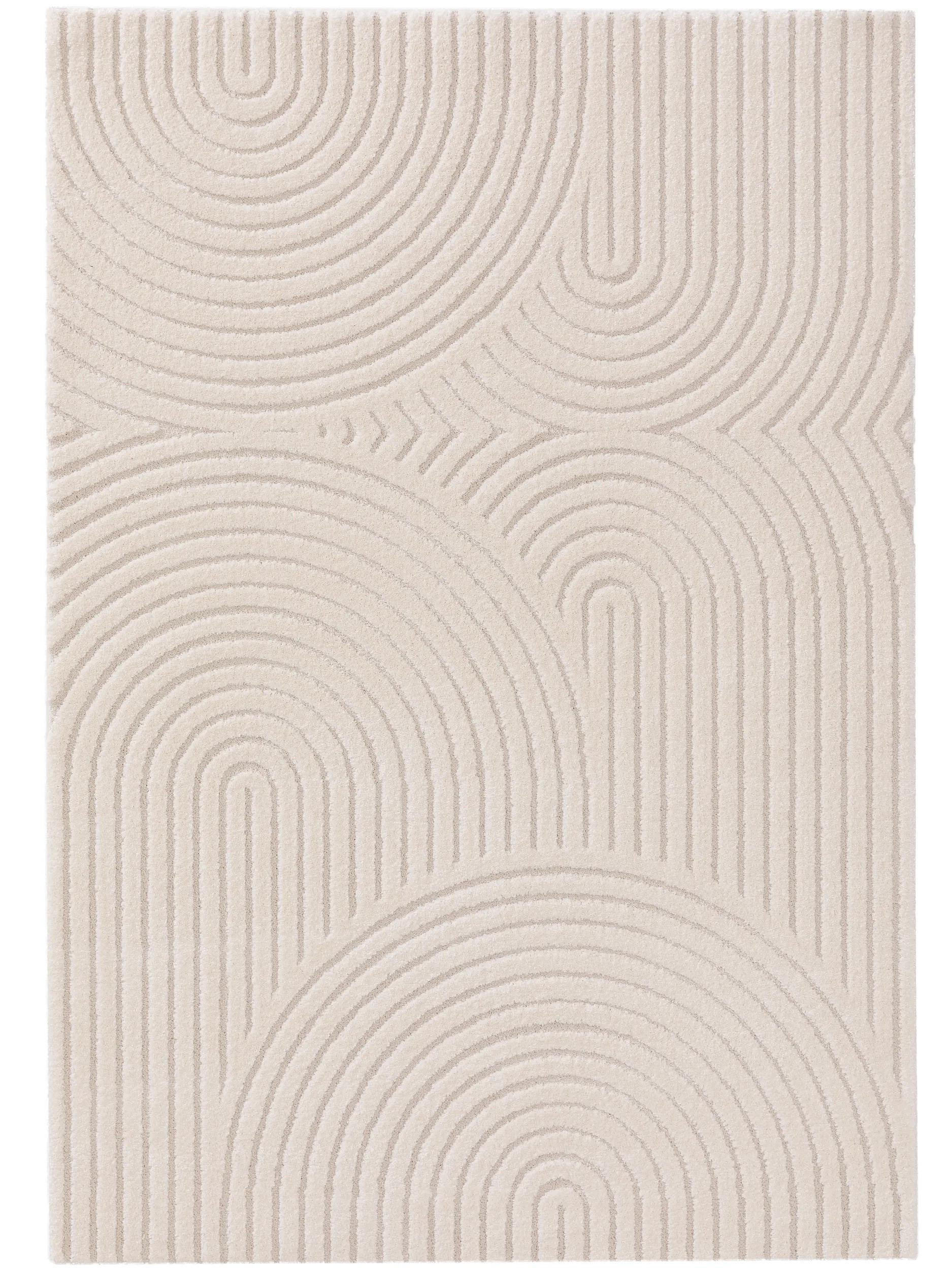 KOBEREC Eve Krémová/Béžová 160x230 cm - krémová, textil/plast (160/230cm) - benuta Nest