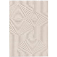 TEPPICH Eve Cream/Beige 240x340 cm - Creme, Textil (240/340cm) - benuta Nest