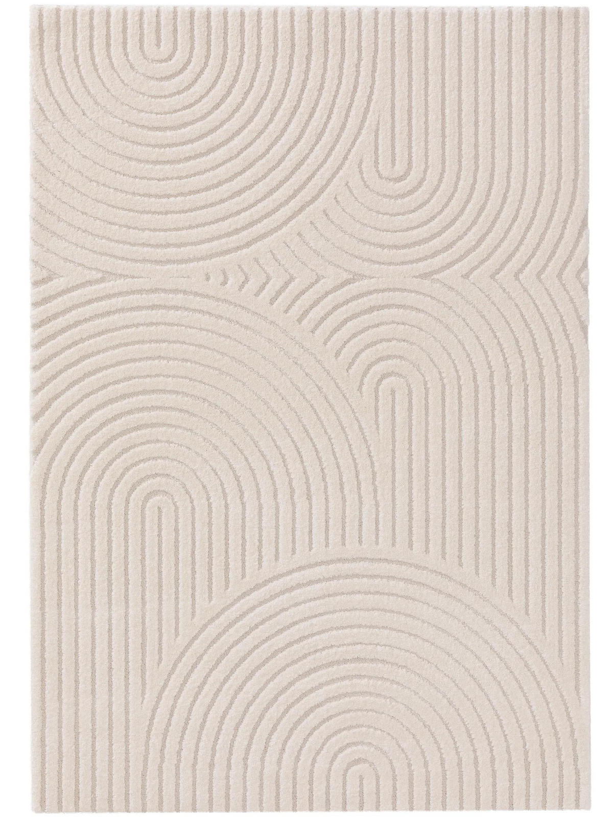 TEPPICH Eve Cream/Beige 240x340 cm - Creme, Textil (240/340cm) - benuta Nest