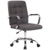 BÜROSTUHL Deal V1, Stoff Dunkelgrau - Dunkelgrau, Textil/Metall (56/104/62cm) - TPFLiving