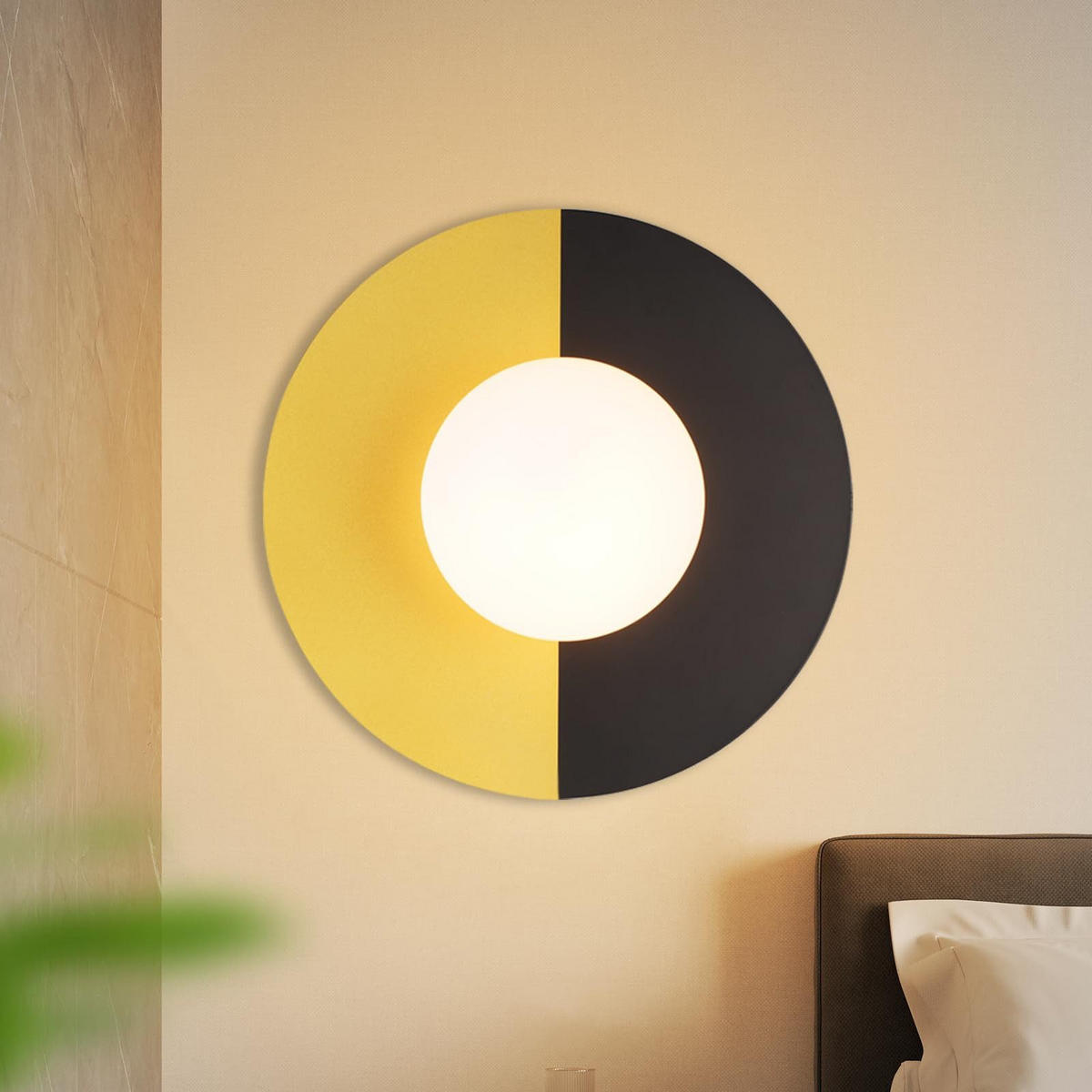 DECKENLEUCHTE Bremerhaven 28/28/5 cm - Goldfarben, Metall (28/28/5cm) - Nettlife