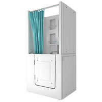 DUSCHE Whirlpool mit Tür S02D-WP-TH-A-L - Weiß, Glas/Kunststoff (78/100/205cm) - AcquaVapore by Sandra Jentho