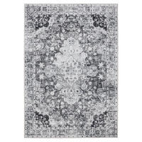 VINTAGE-TEPPICH George waschbar 240x340 cm - Anthrazit, Kunststoff (240/340cm) - benuta