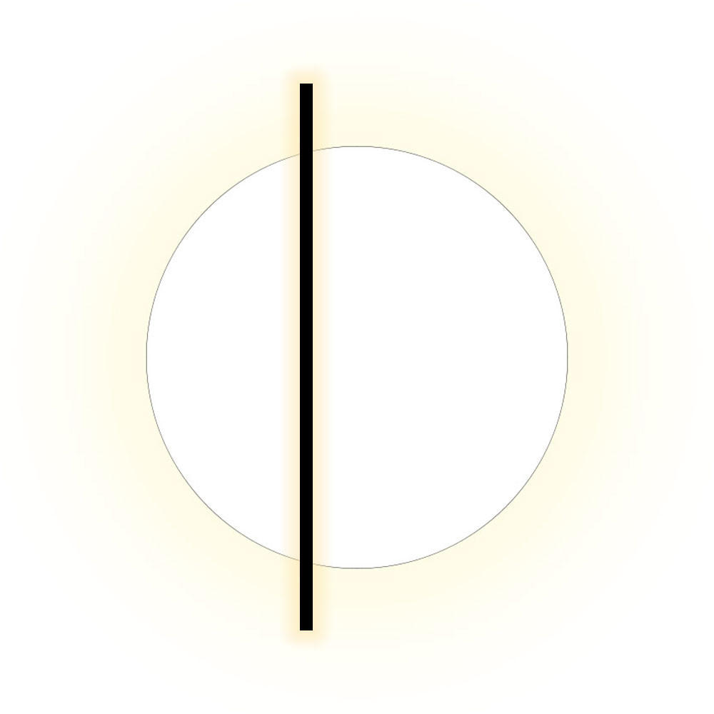 LED-WANDLAMPE Artus Weiß Ø 50cm - Weiß, Metall (50/50/50cm) - s.luce