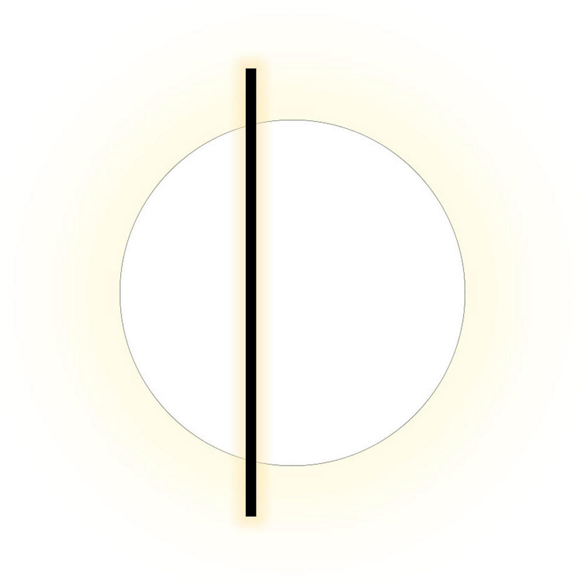 LED-WANDLAMPE Artus Weiß Ø 50cm - Weiß, Metall (50/50/50cm) - s.luce