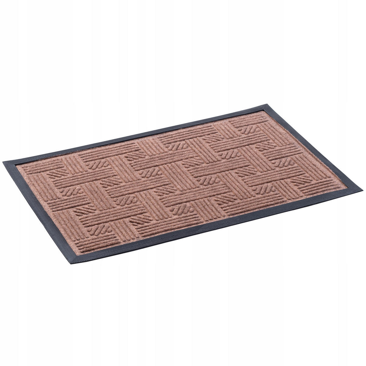 FUSSMATTE 60 x 40 cm, braun - Braun, Kunststoff (60/40cm) - KADAX