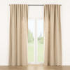 FERTIGVORHANG mit Schlaufenband sand 140 x 280 cm - Sandfarben, Textil (140/280cm) - Dekoria