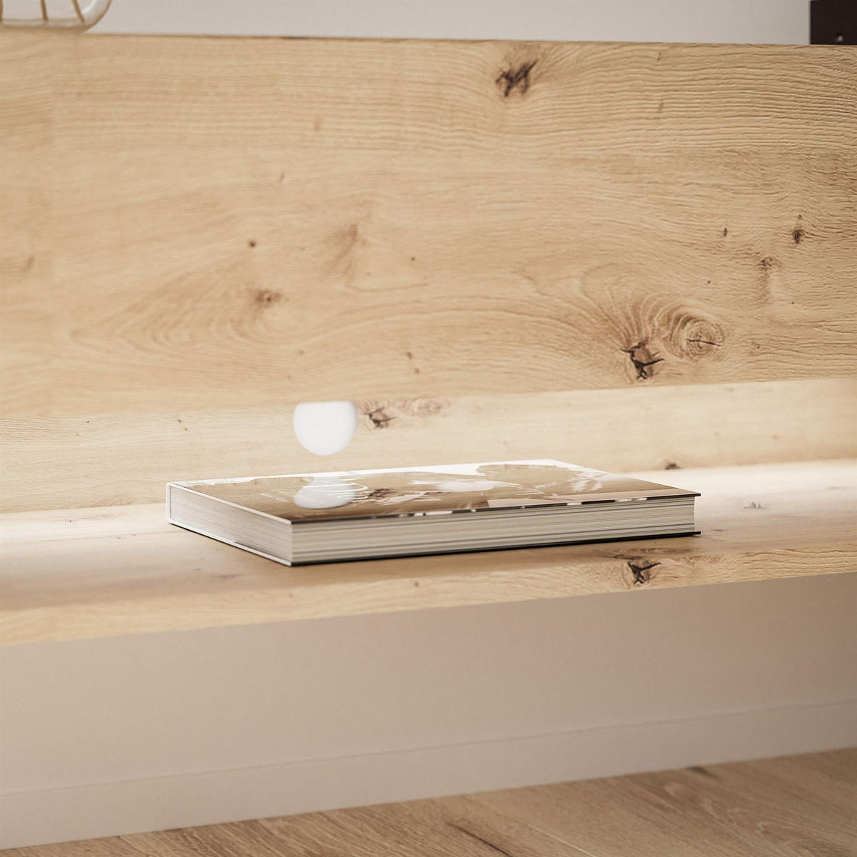 HÄNGESCHRANK TV-Möbel CALANTE LOFT 180 cm mit LED-Beleuchtung - Eiche Artisan, Holzwerkstoff (180/30/35cm) - Lookway