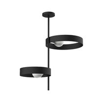 DECKENLEUCHTE - Schwarz, Metall (40/70/80cm) - Lumicom