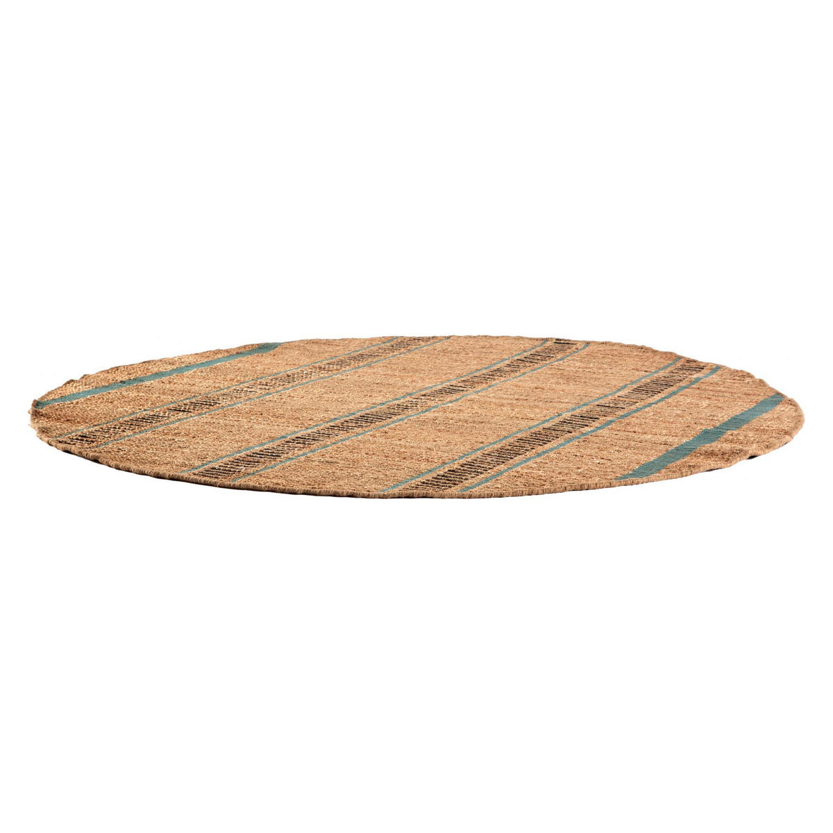 TEPPICH Eden quarzgrau diameter 160 cm - Blau, Textil (160/160cm) - Vivaraise